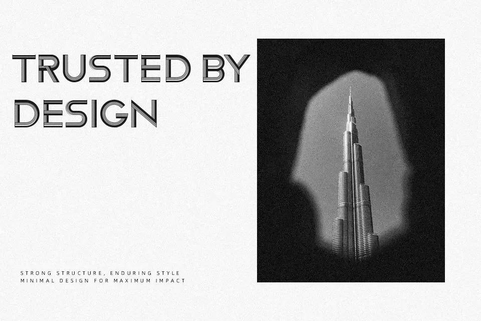 Trayan Font Font Preview for Dramatic Poster