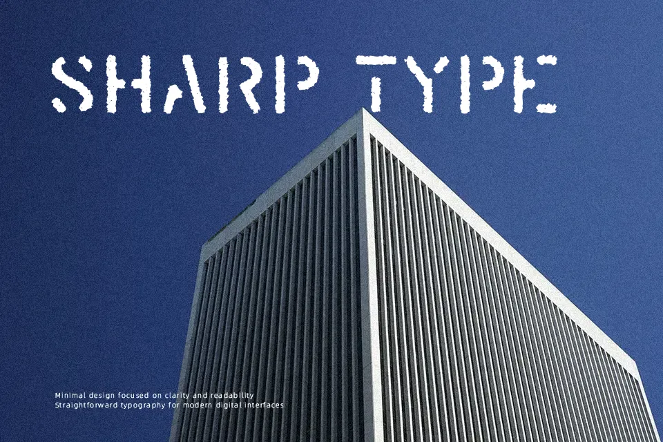 Trendy University Font Font Preview for Grunge Poster