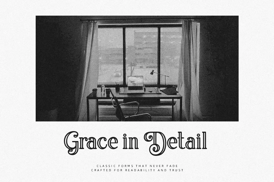 Treva del Mar Font Font Preview for Retro Mood