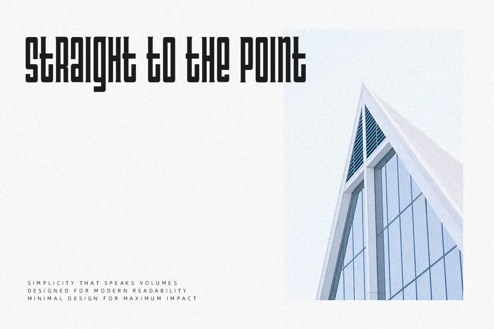 Triac 71 Font Font Preview for Headline