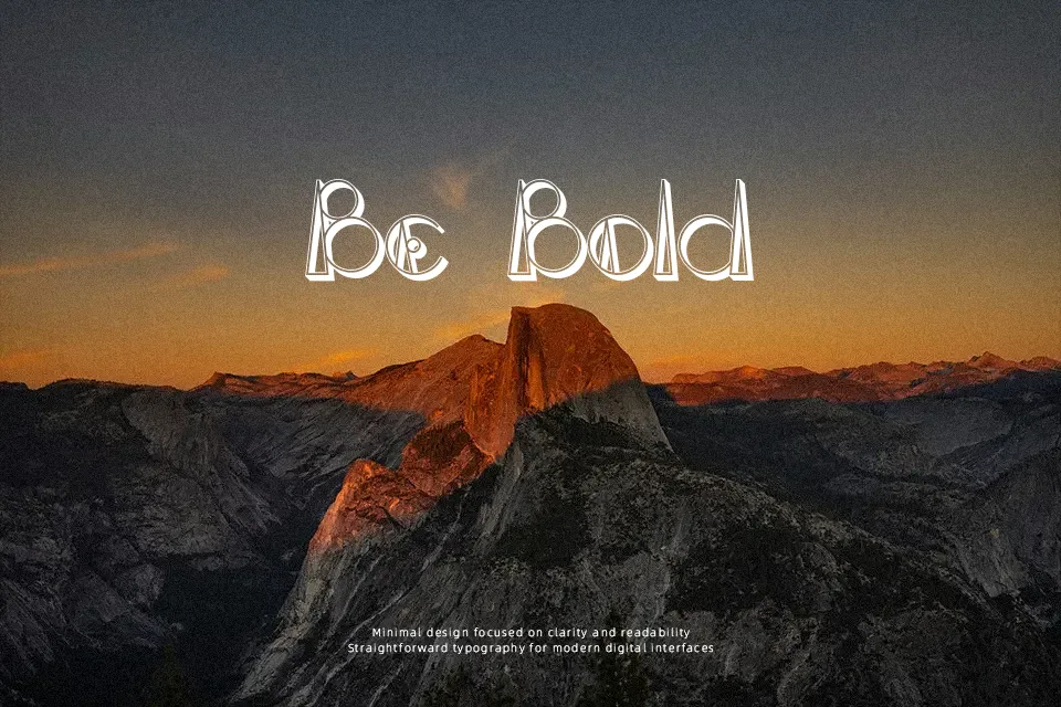 TriangleETcircle Shadow Font Decorative Font Preview for Packaging