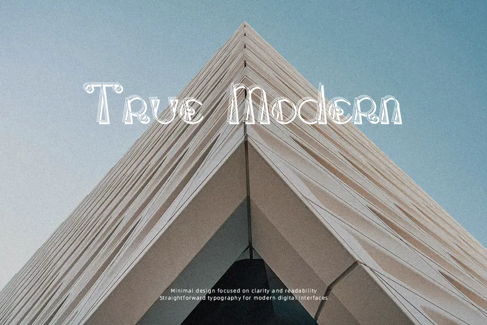 TriangleETcircle Shadow Font Font Preview for Dynamic Packaging
