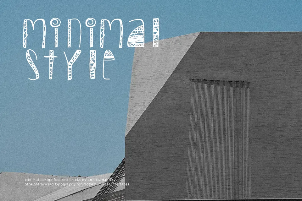 Tribal Font Font Preview for Creative Mood