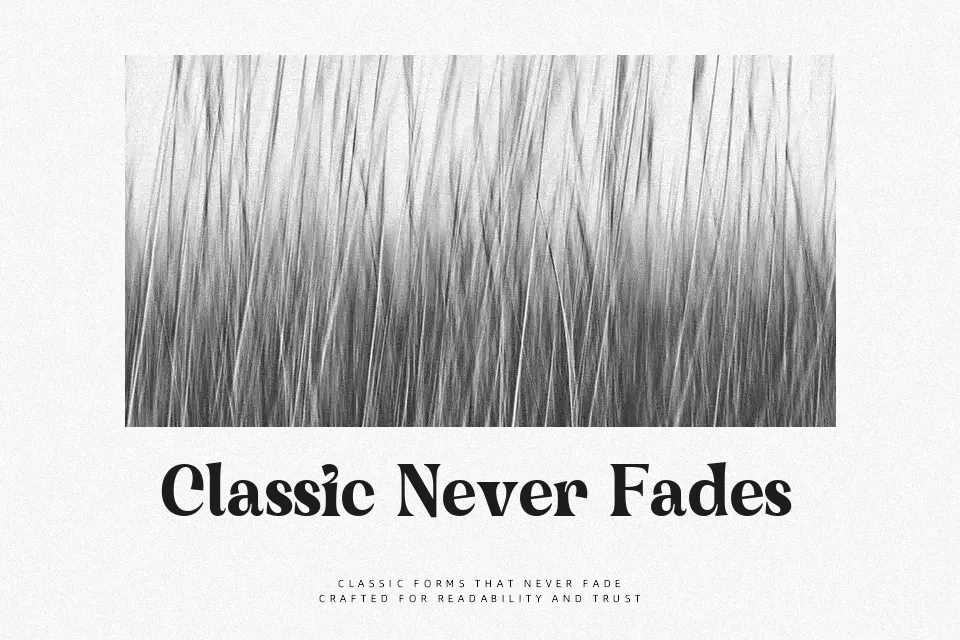 Trinstam Font Font Preview for Bold Headline