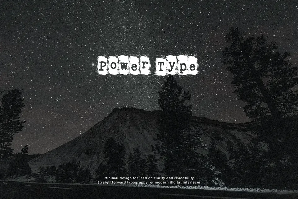 Trip Denied Font Font Preview for Dark Packaging