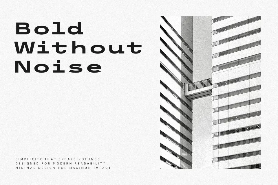 Trispace Font Monospace Font Preview for Website