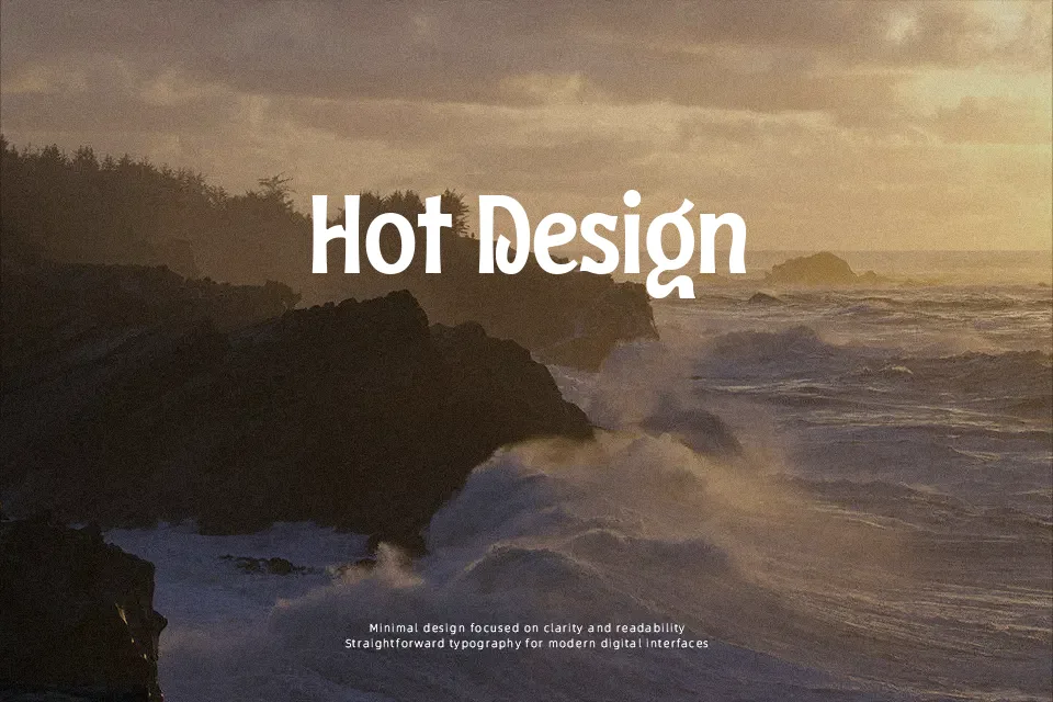 Trivenia Font Font Preview for Retro Poster