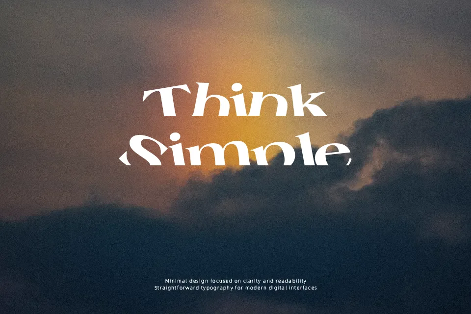 Troubled Genius Font Font Preview for Dramatic Poster