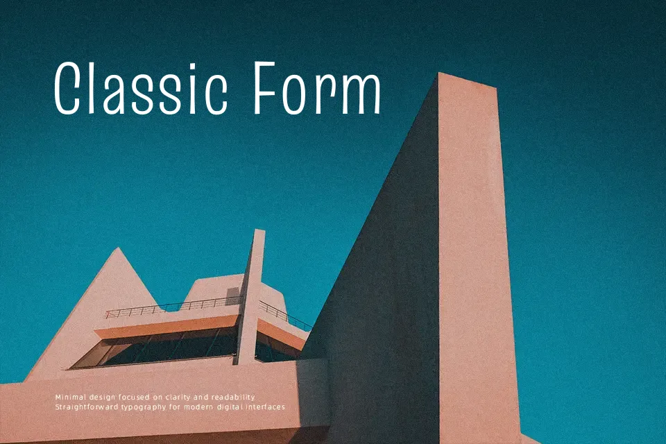 Truculenta Font Display Font Preview for Film