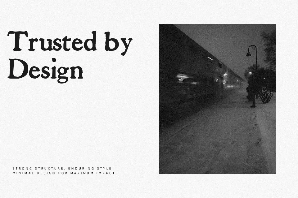 Tuer’s Cardboard Font Decorative Font Preview for Headline
