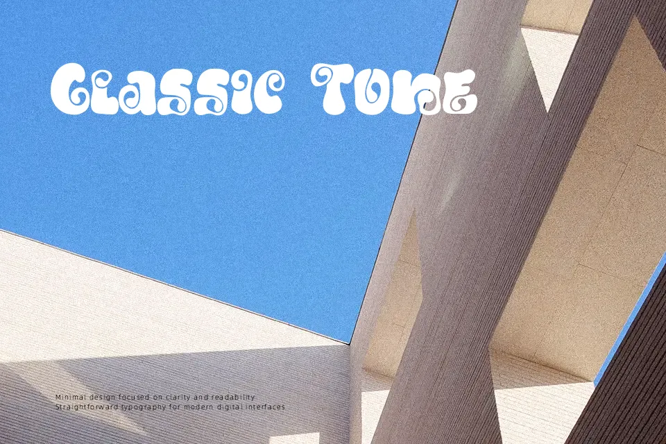 Tums Twirl Font Font Preview for Retro Poster