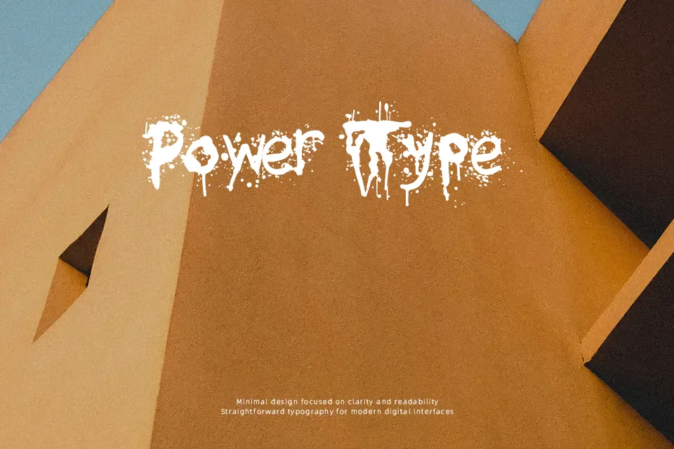 Tumult Font Display Font Preview for Packaging