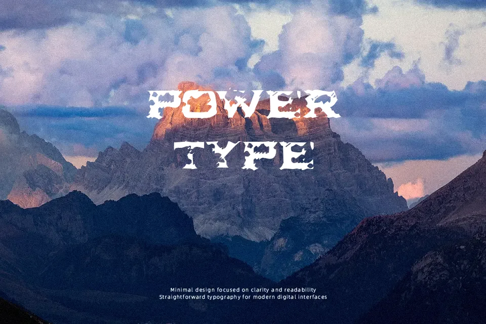Turbulence Font Display Font Preview