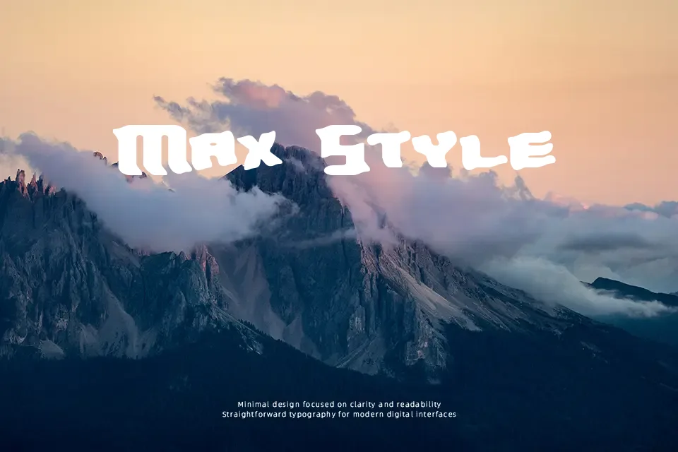 Turmoil BRK Font Font Preview for Dramatic Poster