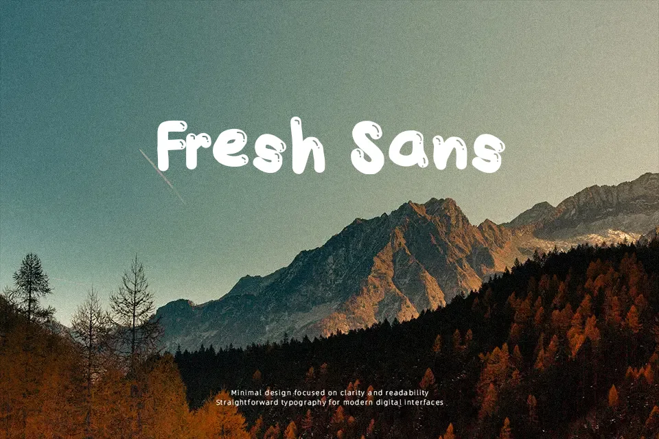 TX Jello Font Font Preview for Friendly Poster