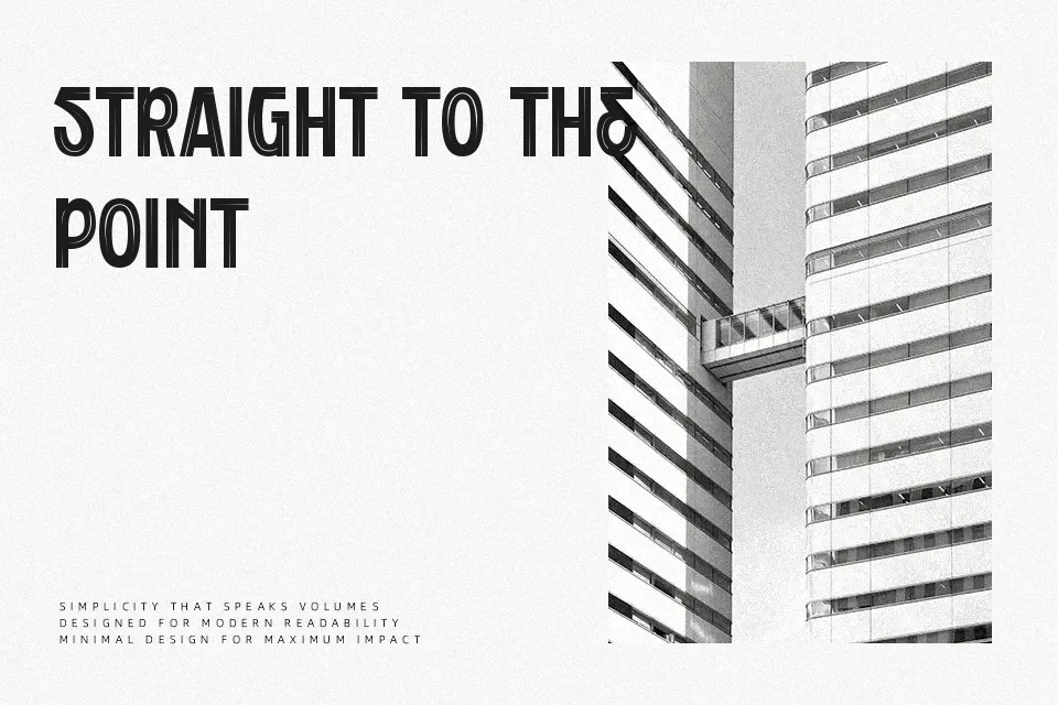 Tyniside Font Font Preview for Dynamic Poster