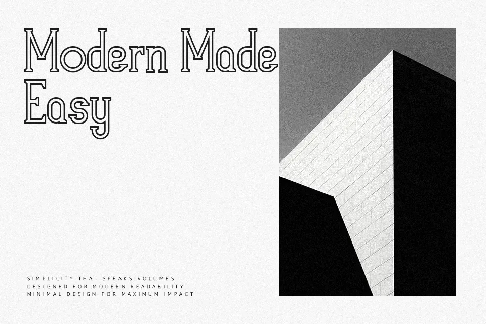 Type Old Font Font Preview for Logo