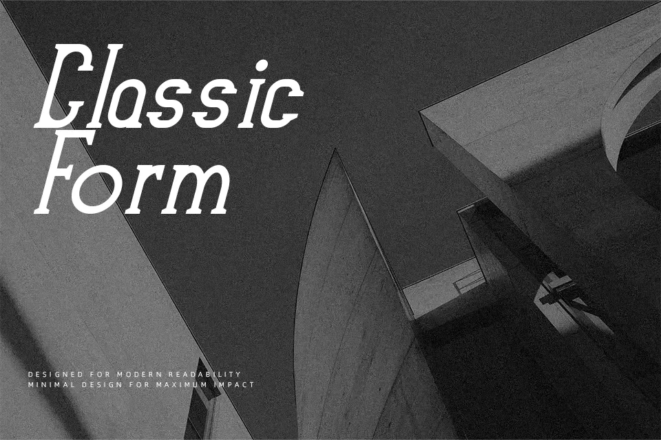 Type Old Font Font Preview for Logo