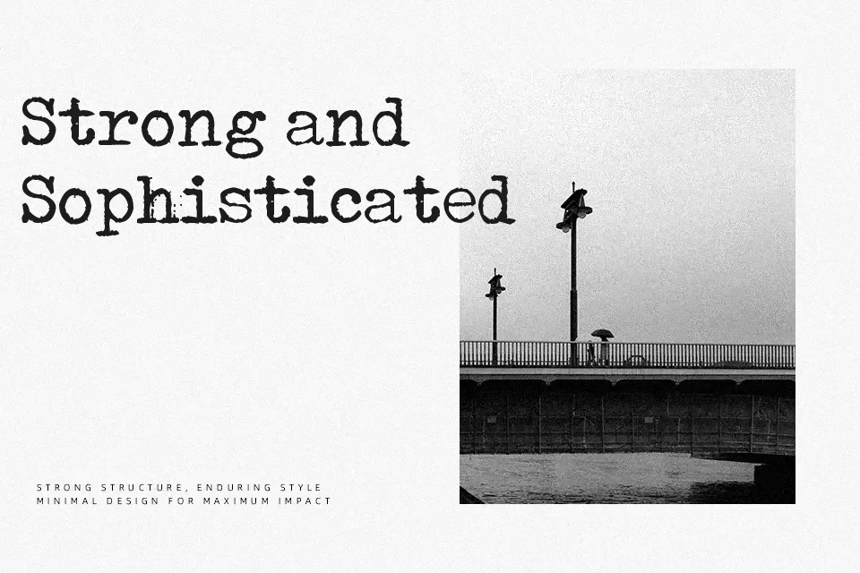 Typenoksidi Font Font Preview for Dark Packaging
