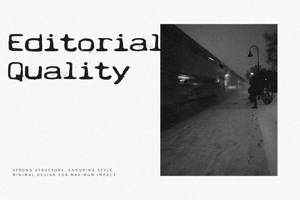 Typetype Font Monospace Font Preview for Headline