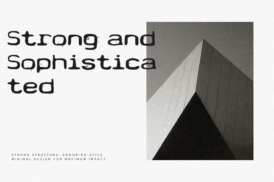 Typetype Font Font Preview for Rough Headline