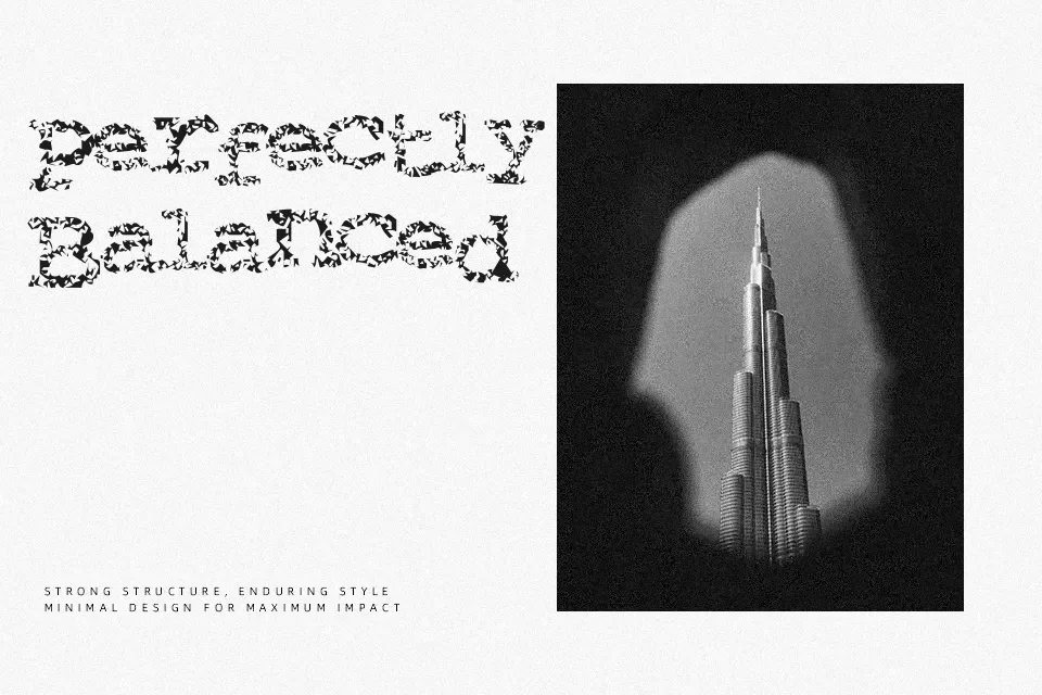 Typewriter from Hell Font Decorative Font Preview for Poster