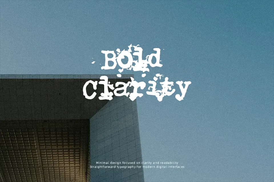 Typistys Font Font Preview for Rough Editorial