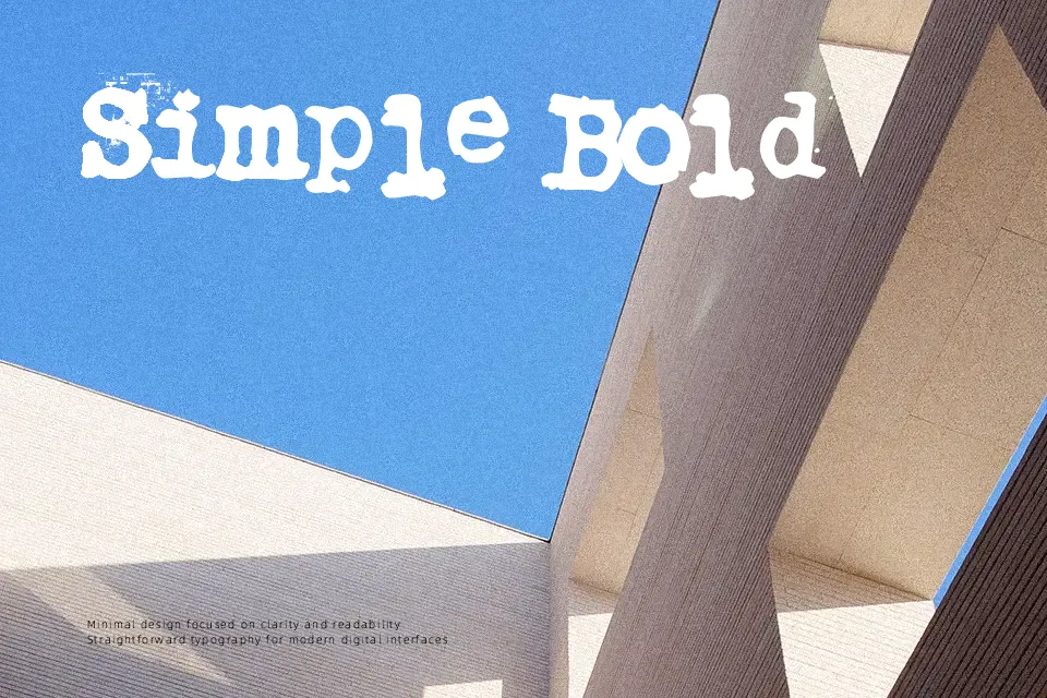 Typistys Font Display Font Preview for Editorial
