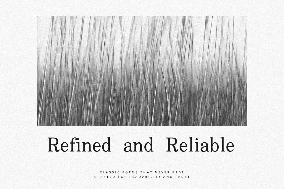 Uchen Font Font Preview for Timeless Editorial