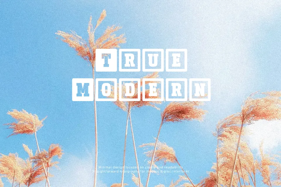 Uchrony Cube Font Decorative Font Preview for Poster