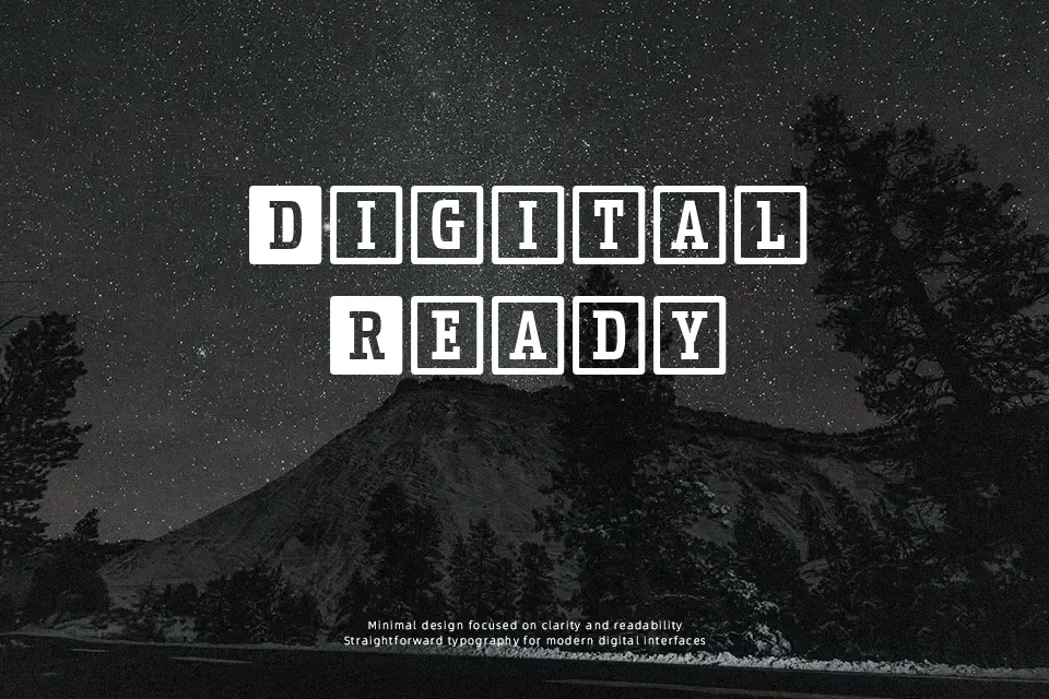 Uchrony Cube Font Font Preview for Headline