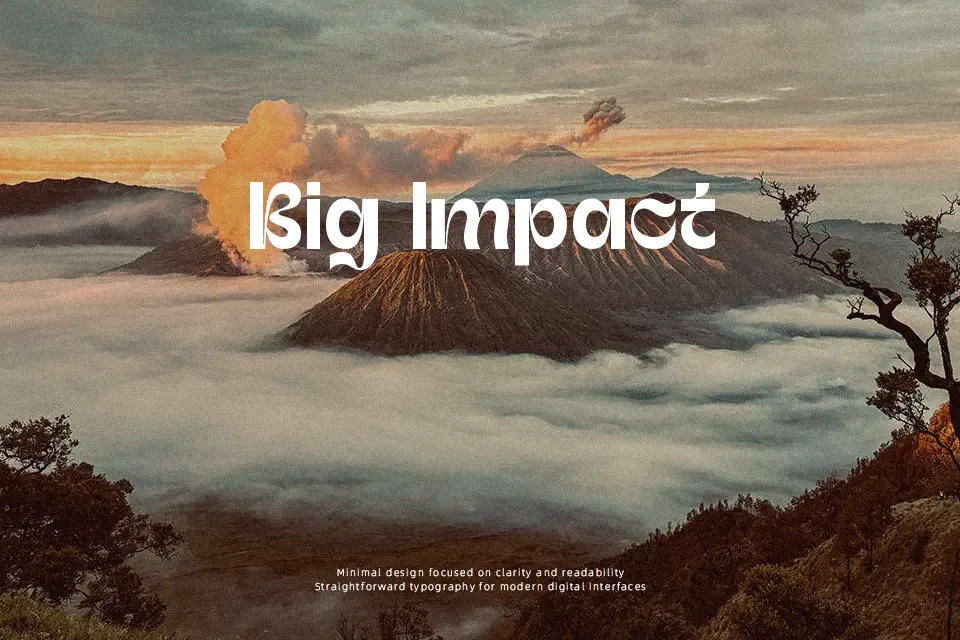 Uertas Font Font Preview for Groovy Poster
