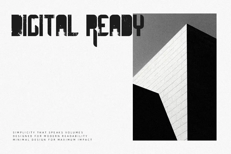 Ultimate Midnight Font Font Preview for Dark Headline