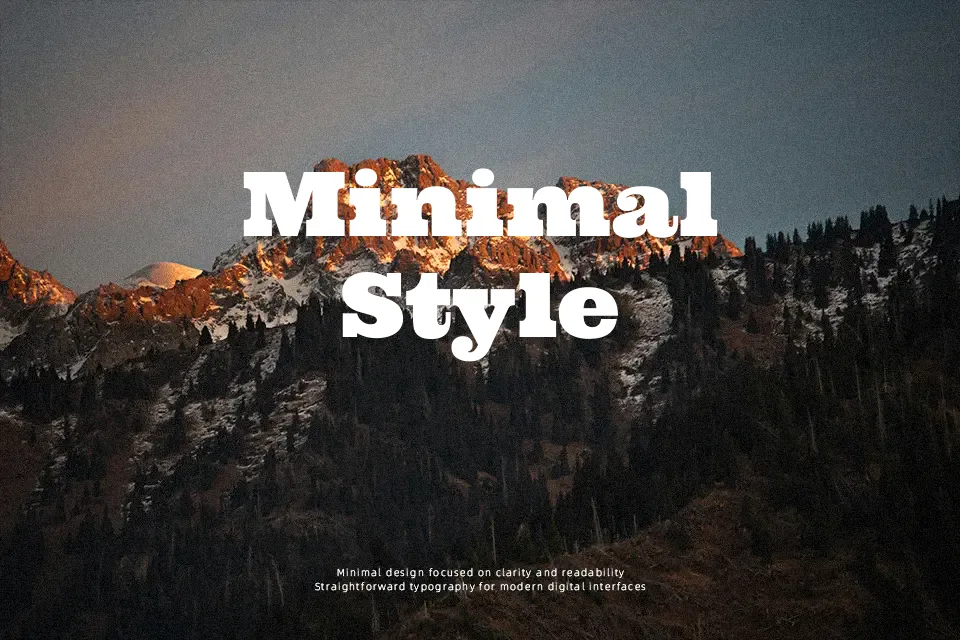 Ultra Font Slab Serif Font Preview for Editorial