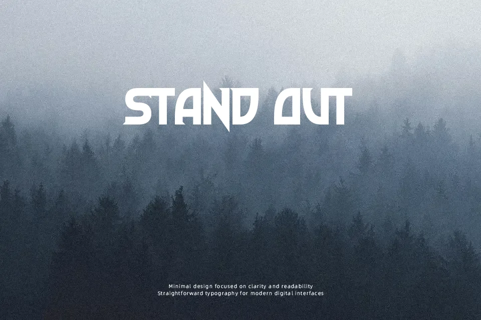 Ultramarine Font Font Preview for Retro Packaging
