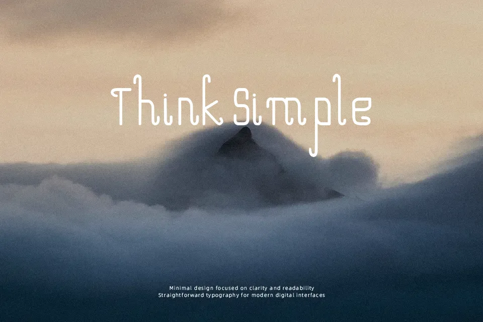 Umbrella Font Font Preview for Creative Mood