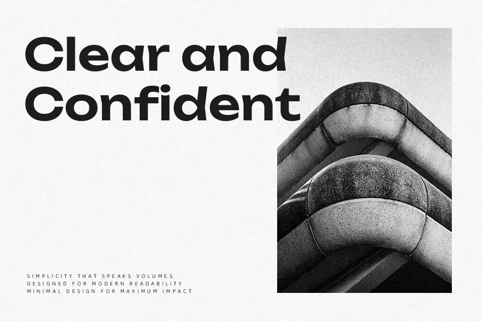 Unbounded Font Font Preview for Modern Poster