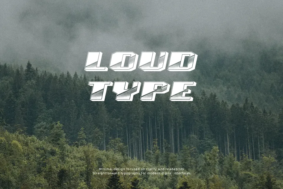 Unboxing Font Font Preview for Modern Logo
