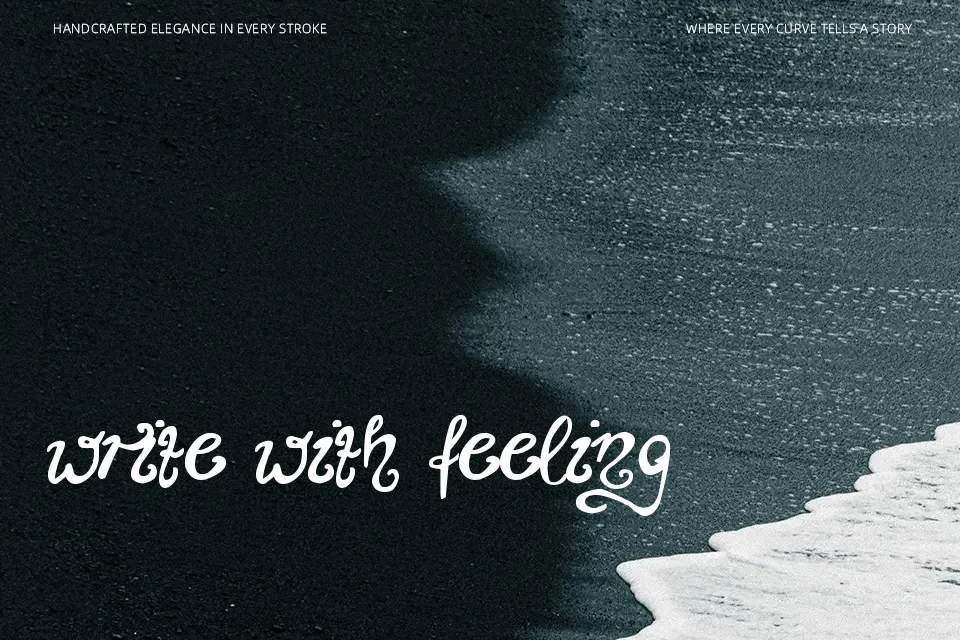 Unchanged Thoughts Font Font Preview for Artistic Branding