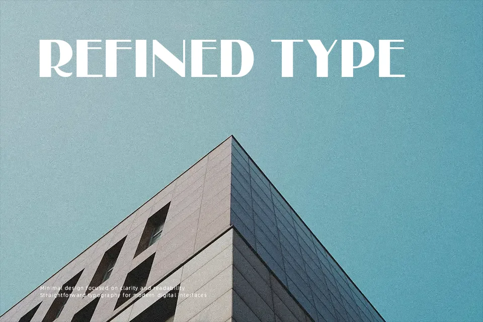 Uncle Bob MF Font Geometric Font Preview for Logo