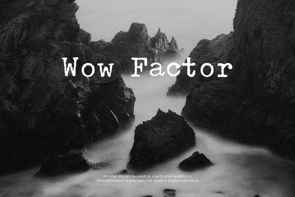 Underwood 319 Font Display Font Preview for Editorial