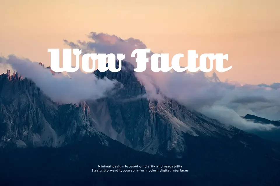 Unicorn NF Font Font Preview for Friendly Logo