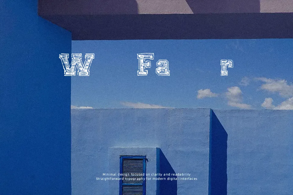 Universal College Draft Font Font Preview for Bold Mood