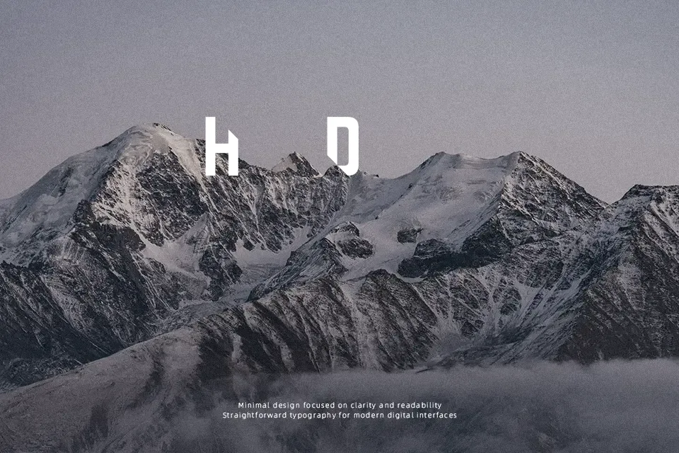 Universal Ignorance Font Font Preview for Dark Poster