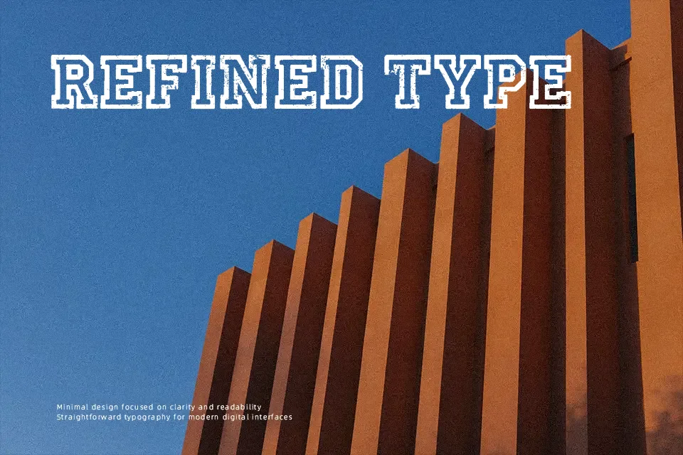 Universidad Font Font Preview in Latin