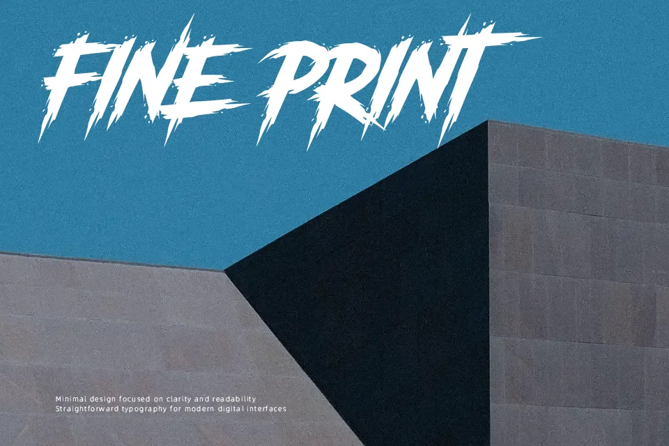 Unthinkers Font Brush Font Preview for Headline
