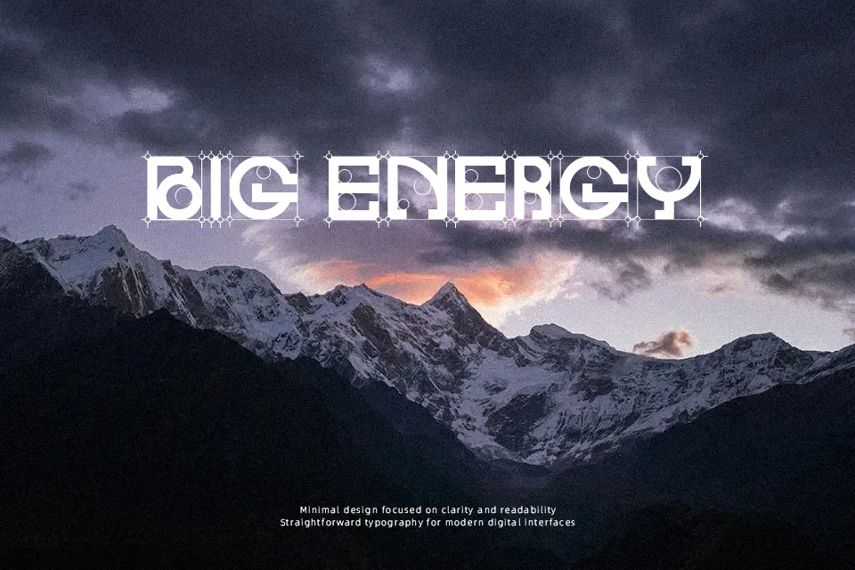 Untitled Font Font Preview for Tech Poster