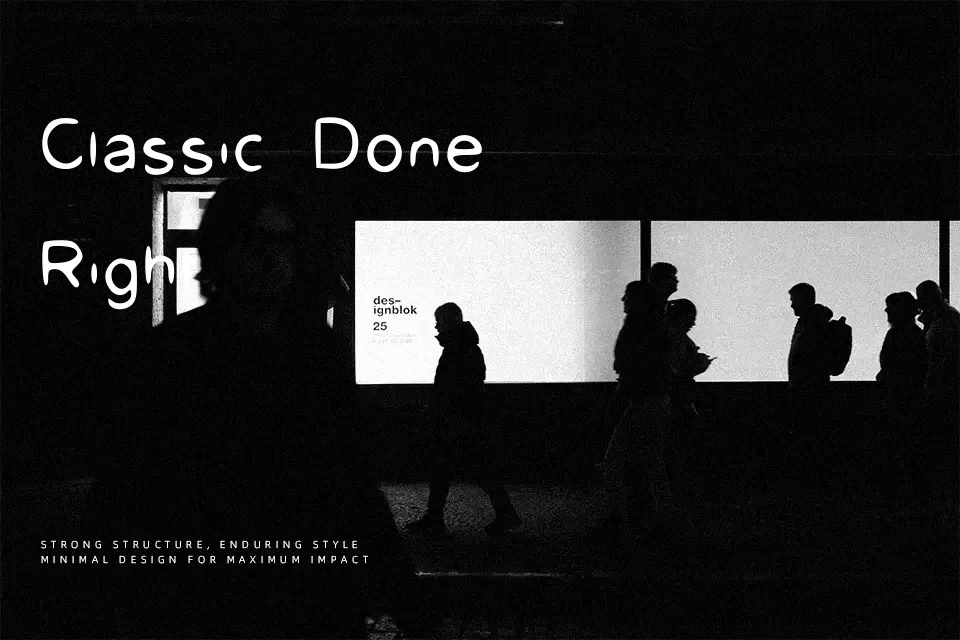 UpDown Font Decorative Font Preview for Logo