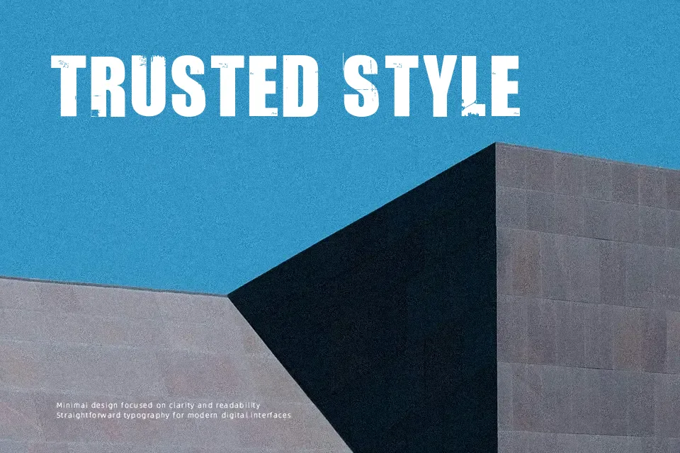 Uptown Font Font Preview for Bold Logo