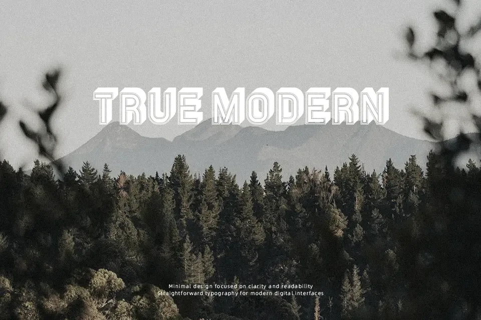 Ural Font Font Preview for Retro Headline